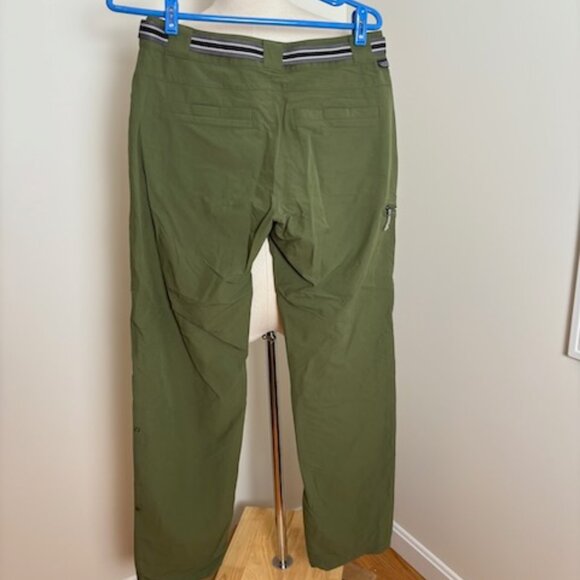 EMS green hiking pants with belt, size 4R - Picture 2 of 5